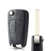 Car Remote Key Shell Case Flip Key Replacement Compatible with