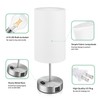 Set of 2 Touch Control Table Lamps with 2 USB