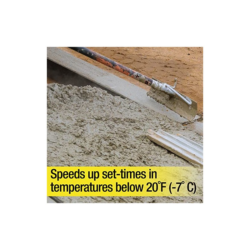 Akona Concrete/Masonry Set Accelerator - Fast Setting Additive, Accelerates Curing