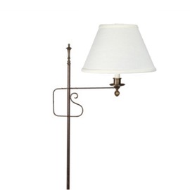 Upgradelights Eggshell 10 Inch Empire Clip on Replacement Lampshade (6x10x7.5)