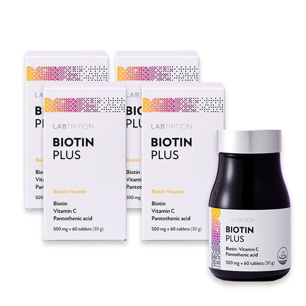 Labtrision Biotin Plus 60 tablets 4 boxes Protein metabolism energy