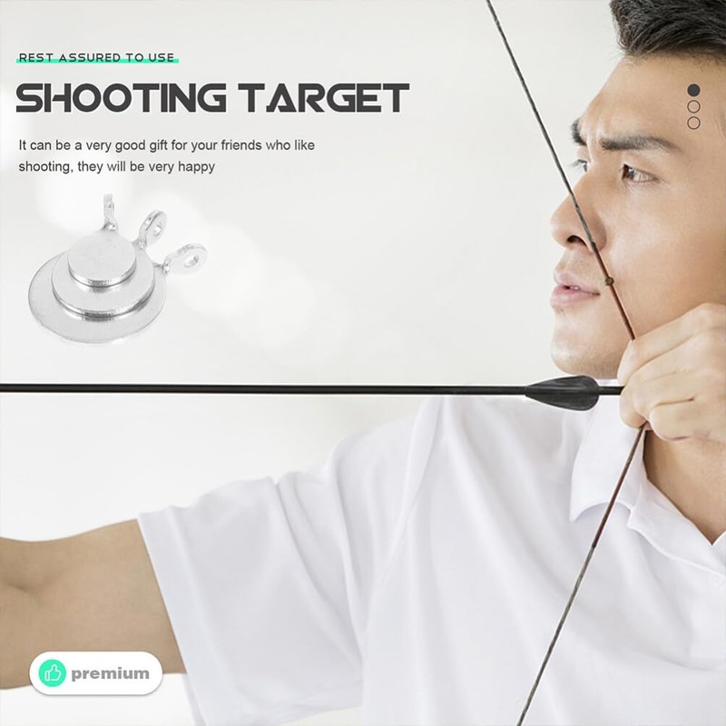 Sosoport 9pcs Manganese Steel Shooting Small Archery Training for Bows