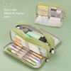 Canvas Pencil Case Large Capacity Pencil Cases Pencil Pouch with