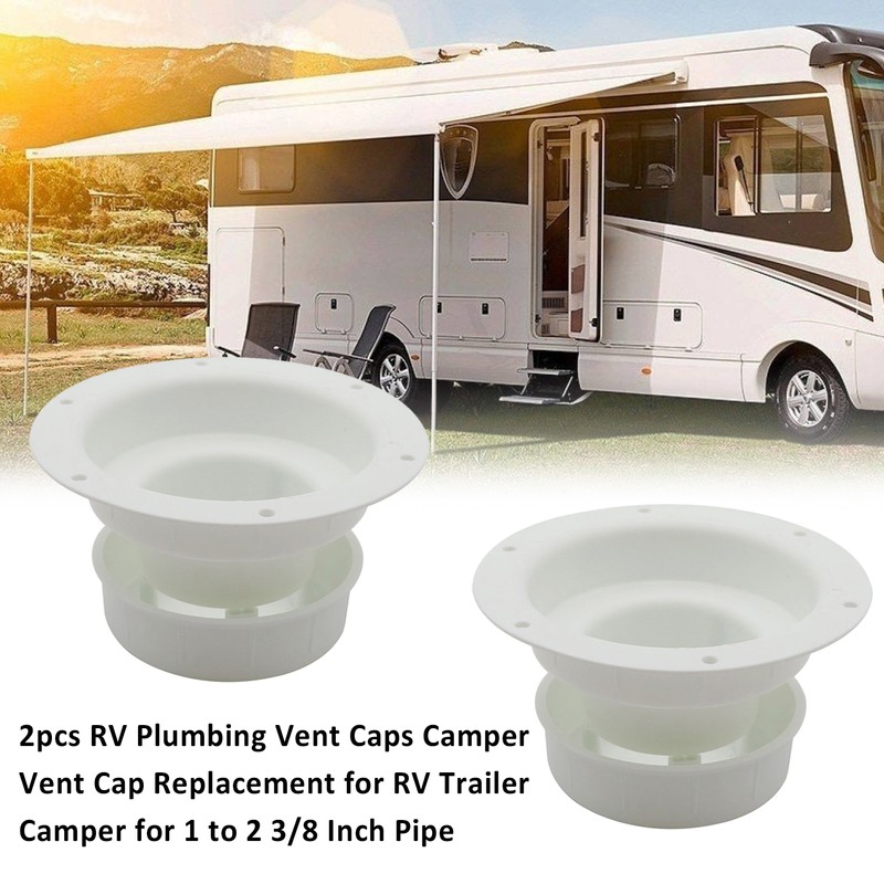 2pcs RV Plumbing Vent Caps Vent Cap Replacement for RV