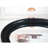 Funerom 20 x 16 inch Black Wall Mirror Oval Bathroom