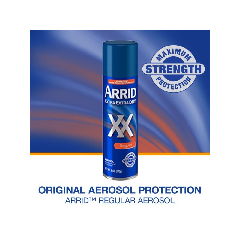 ARRID XX Anti-Perspirant Deodorant Spray Regular 4 oz (Pack of