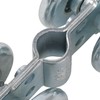 Mxfans Steel Sliding Track Roller Hanging Barn Door Rail Trolley