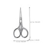 Ipetboom Stainless Steel Eyebrow Trimming Scissors Precision Cutting for Men
