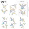 Bird Shape Window Sticker, Rainbow Window Sticker, Anti-Collision Prism Sticker