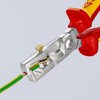 Knipex StriX® Insulation strippers with cable shears chrome-plated, insulated with