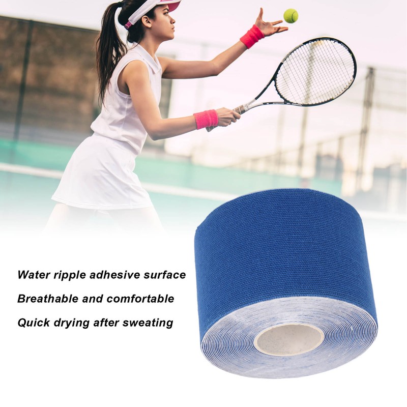 2PCS Athletic Kinesiology Tape 5cm Width 5m Length Muscle Sticker
