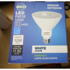EARTH BULB NEW lot of 2 Earth Bulb PAR38 LED indoor Outdoor Dimmable 120W 1200L Flood Light