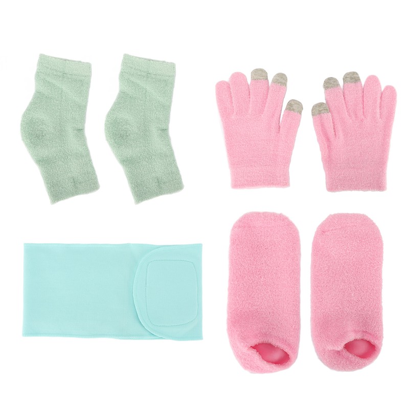 Spa Gloves and Socks Set Gel Moisturizing Essential Oil Hydration