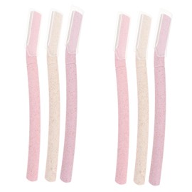 PACKOVE 6Pcs Eyebrow Razor Portable Facial Hair Remover for Quick Grooming Lightweight Makeup Tool Kit for Eyebrow Shaping Selection