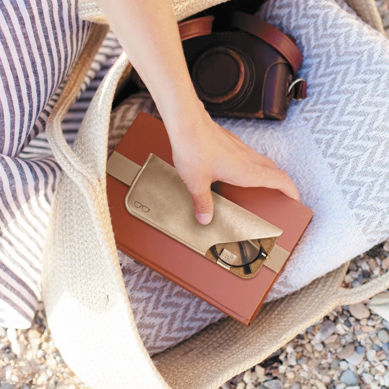 IF Bookaroo Glasses Case - Gold, 41205