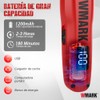 WMARK1205 Maquina Para Cortar Cabello,Profesional,Inalámbrica,7000 RPM Rojo