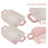Angoily Ceramic Baking Mould, Casserole Dish for the Oven with