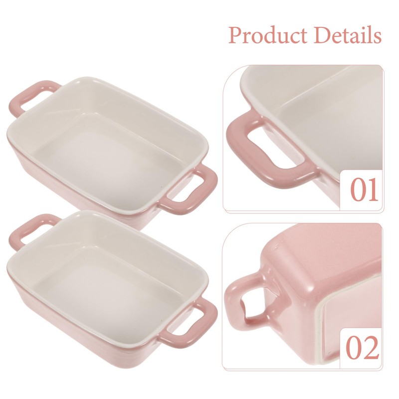 Angoily Ceramic Baking Mould, Casserole Dish for the Oven with