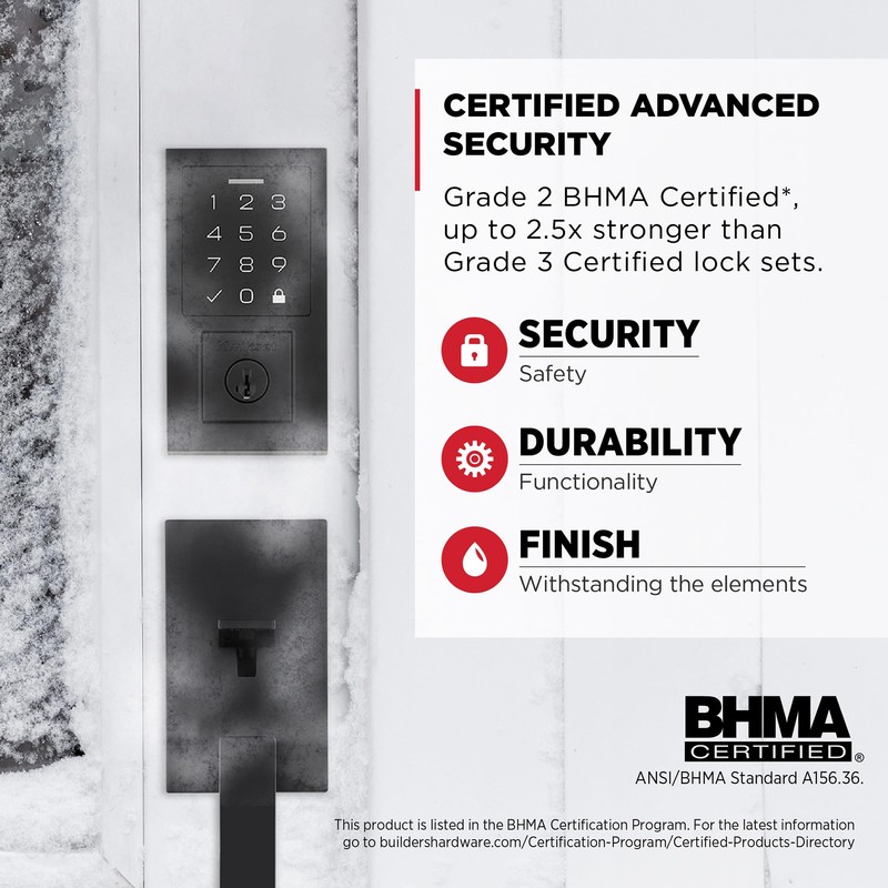 Kwikset SmartCode 270 Keyless Entry Electronic Touchpad Deadbolt Door Lock