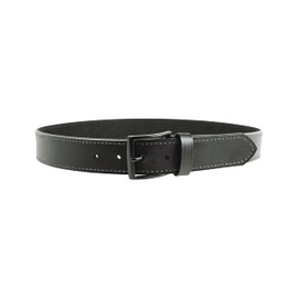 DeSantis 1 1/2” Everyday Carry Belt (EDC), Powder Coated Buckle Closure, Premium Leather Belt, Made of Leather and Other Synthetic Materials, 3.5mm Thick, Black, 38”
