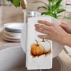 GWFSJYU Burnt Orange Hello Fall Hand Towels for Bathroom，Farmhouse Fall