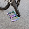 GORIX (GX-OIL11) Bicycle Pedal, Lightweight, Wide Tread, Oil Slick, Flat