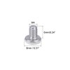 sourcing map Machine Screws Plate Phillips Head Screws Bolts M4
