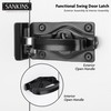 SANKINS Gate Door Latch, Dual-Sided Operation, Heavy Duty Durable Gate