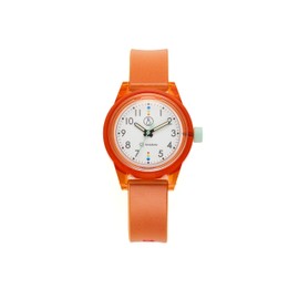 Cue & Cue Smile Solar R03A-002VK Women's Watch, Orange, citrus orange, Casual