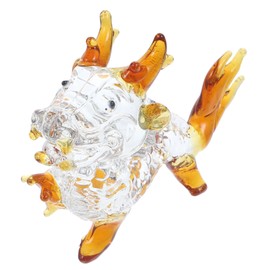 FUNOMOCYA Crystal Dragon Figurine Animal Shaped Decoration for Desk Unique Home Decor Present for Festivals Safe Material Elegant Texture Attracts Luck and Blessings