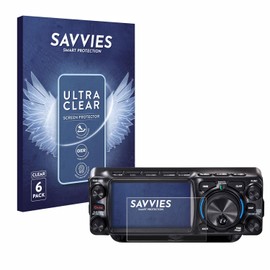Savvies 6 Pack Screen Protector compatible with Yaesu FTX-1 Protection Film Clear