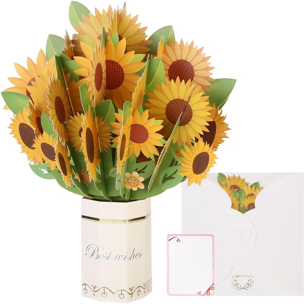 Sea Team Pop Up Card - 3D Bouquet Greeting Card