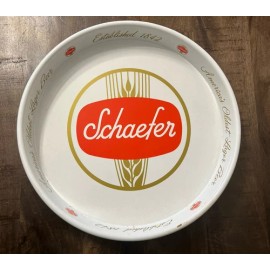 Schaefer Vintage 13" Metal  Schaefer Beer Tray.