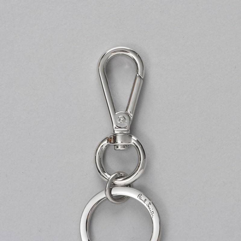 Paul Smith M1AKEYR MSTAG Men's Key Ring, Multi Stripe, 92