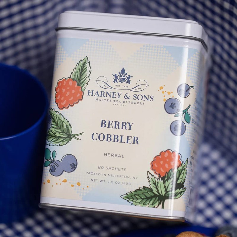 Harney & Sons Berry Cobbler Tea, Tin of 20 sachets,