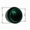 Post Cap Strut Caps 38 mm Green Fence Cap Wire