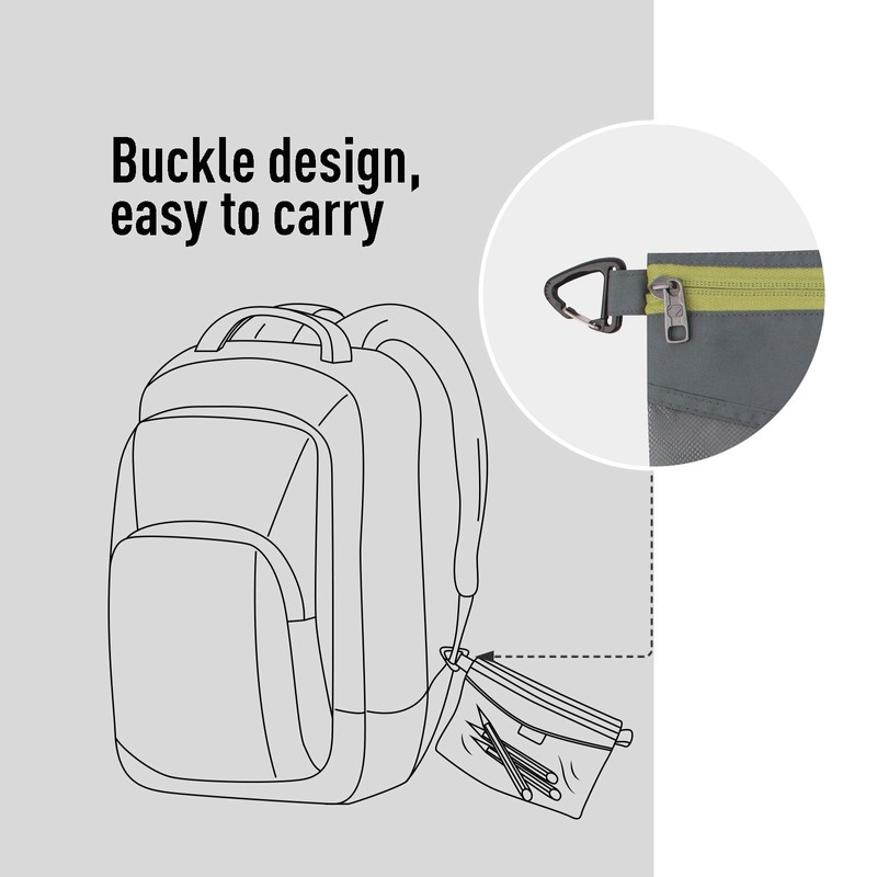 pack all Travel Pouch, Zippered File Bag, Mesh Pouch, File
