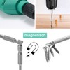Torx Bit Set Long, 15pcsT10-T30 Magnetic Star Torx Screwdriver Bits,