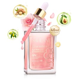 Saviland Nail Cuticle Oil, 40 ml Nail Care Oil Nail Oil Care for Nails & Cuticles Nail Oil Cuticle Oil Nail Strengthening Oil for Thin Nails and Growth Nail Hardener with Organic Oils Vitamin E Vegan