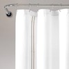 Lush Decor Hotel Collection Shower Curtain, 72" x 72", White