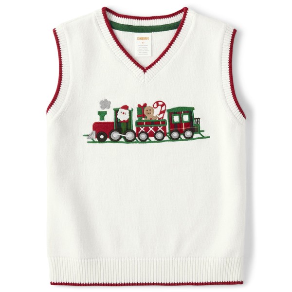Gymboree,and Toddler Sweater Vest,Train,3T