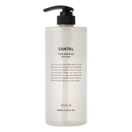 Abka Pure and Mild Body Wash Santal, 800ml, 1 pc / 아브카 퓨어 앤 마일드 바디워시 상탈, 800ml, 1개