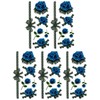 THE FANTASY 3D11 Tattoo Stickers, Rose Ribbon, Unisex, For Ages