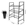 SuiYuLn 3 Tier Plant Stand with Wheels Heavy Duty Garden