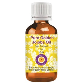 Deve Herbes Pure Golden Jojoba Oil (Simmondsia chinensis) Cold Pressed 50ml (1.69 oz)