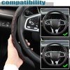 West Llama 3PCS Leather Auto Steering Wheel Cover for 99%