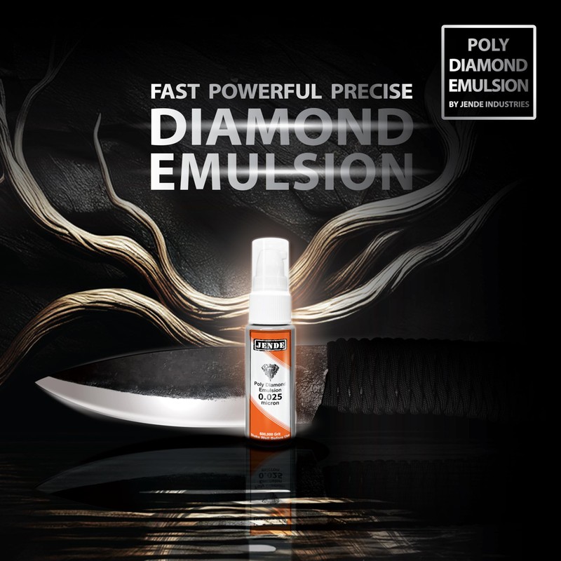 Jende 0.025 Micron Poly Diamond Stropping Emulsion 25ml | Knife