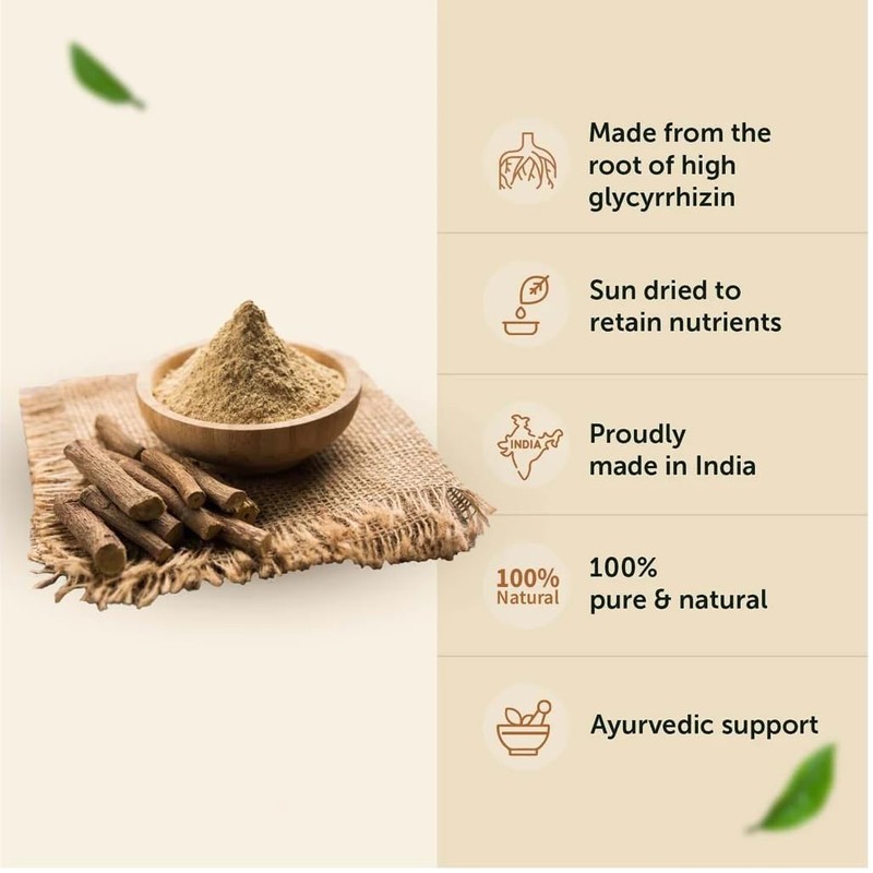 OnMexa 100% Natural Licorice Root Powder Mulethi Powder 100gm |