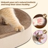 ComSaf Cat Scratching Board - Cat Scratcher for Indoor Cats,