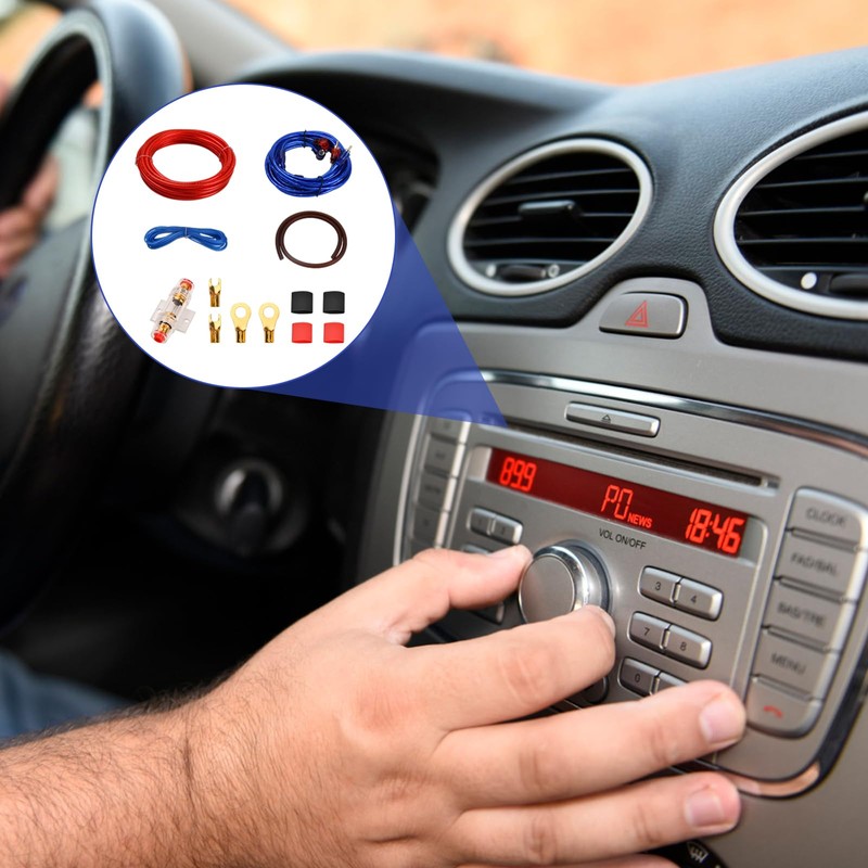 Car Cable Set, Car Amplifier Cable Set for Car Amplifier